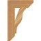 Ekena Millwork Funston Slat Rough Sawn Bracket, Western Red Cedar, 4"W x 14"D x 22"H BKT04X14X22FST06RWR - alternate 3